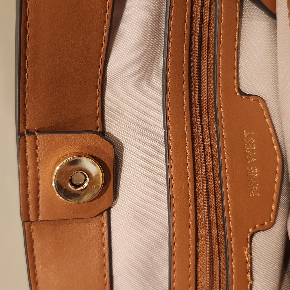Nine West Tan and Brown Satchel - Picture 12 of 16